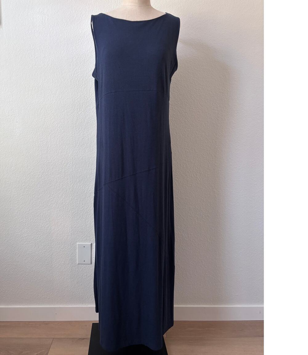 Jones New York Sport - Sleeveless Boat Neck Maxi Dress Size XL Pre-Owned